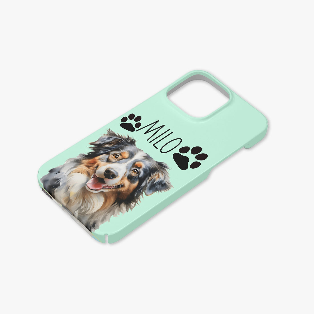 Australian Shepard Dog Name Choose Your Colour Case