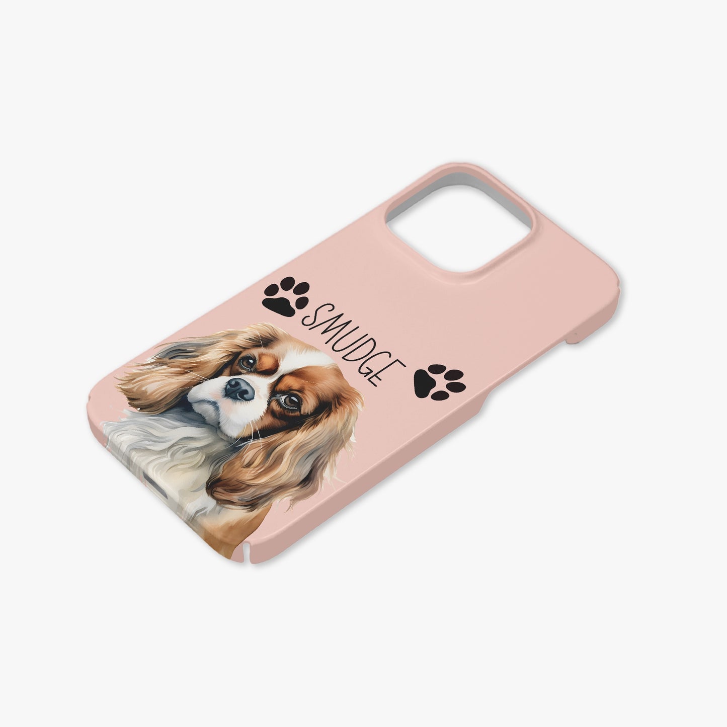 King Charles Cavalier Dog Name Choose Your Colour Case