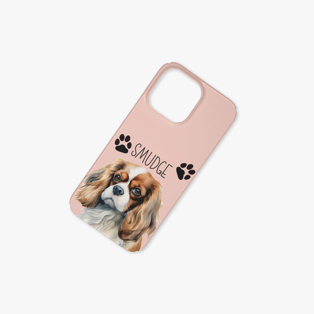 King Charles Cavalier Dog Name Choose Your Colour Case