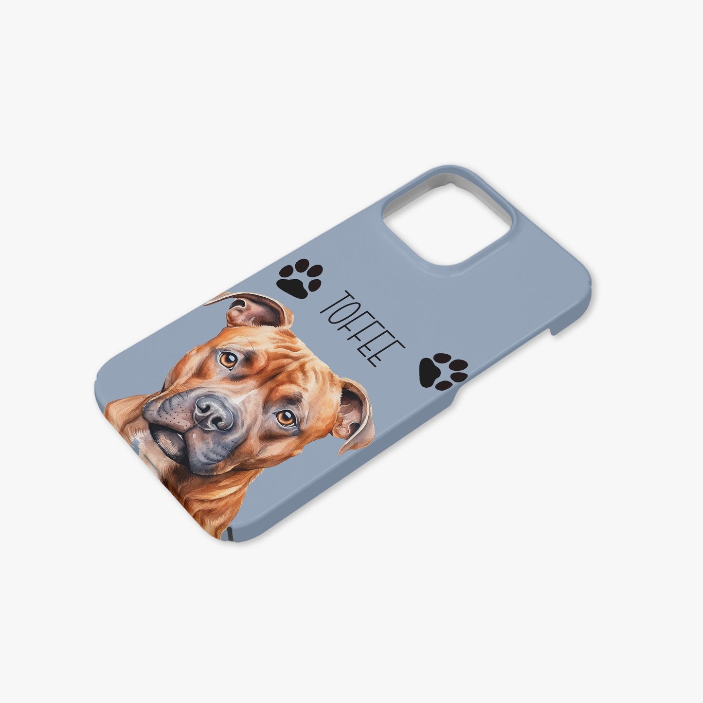 Staffy Staffordshire Bull Terrier Dog Name Choose Your Colour Case