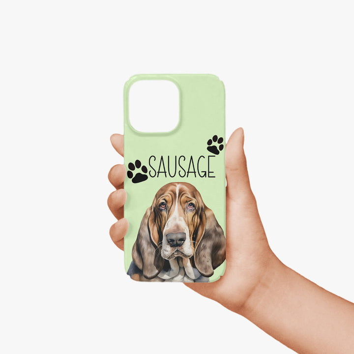 Basset Hound Dog Name Choose Your Colour Case