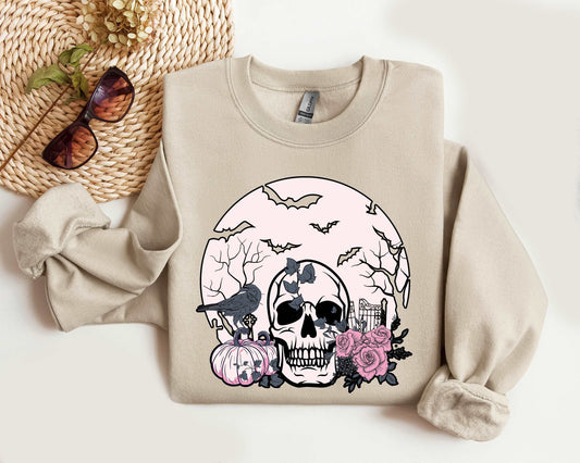 Skeleton Romance Halloween Sweatshirt