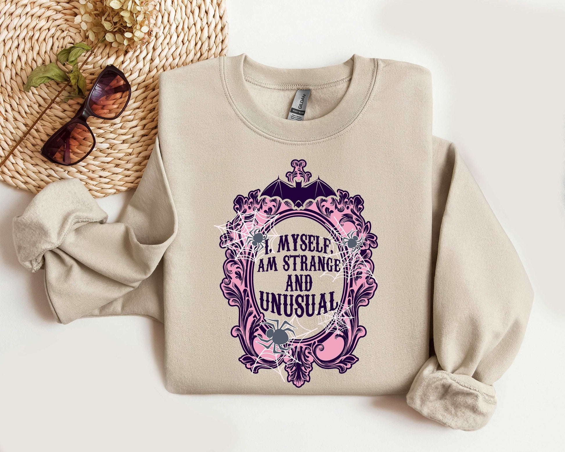 I, Myself Am Strange And Unusual Halloween Sweatshirt