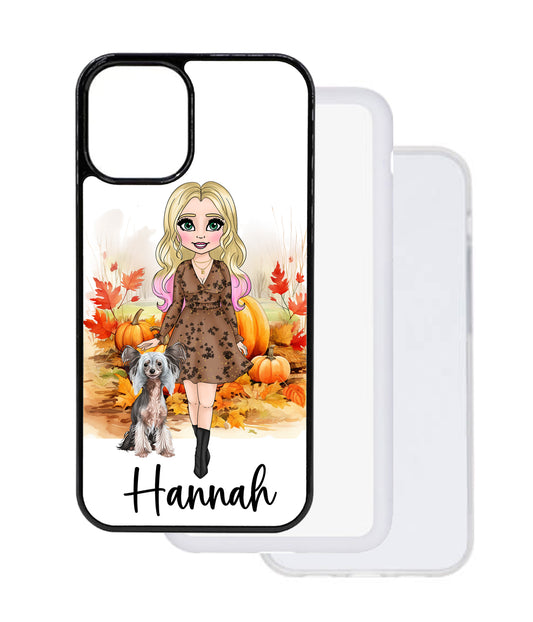 Chinese Crested Dog Customised Dolly Phone Case