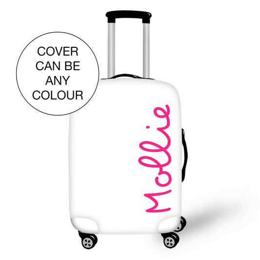 The Island Personalised Name Protective Suitcase Slip Cover