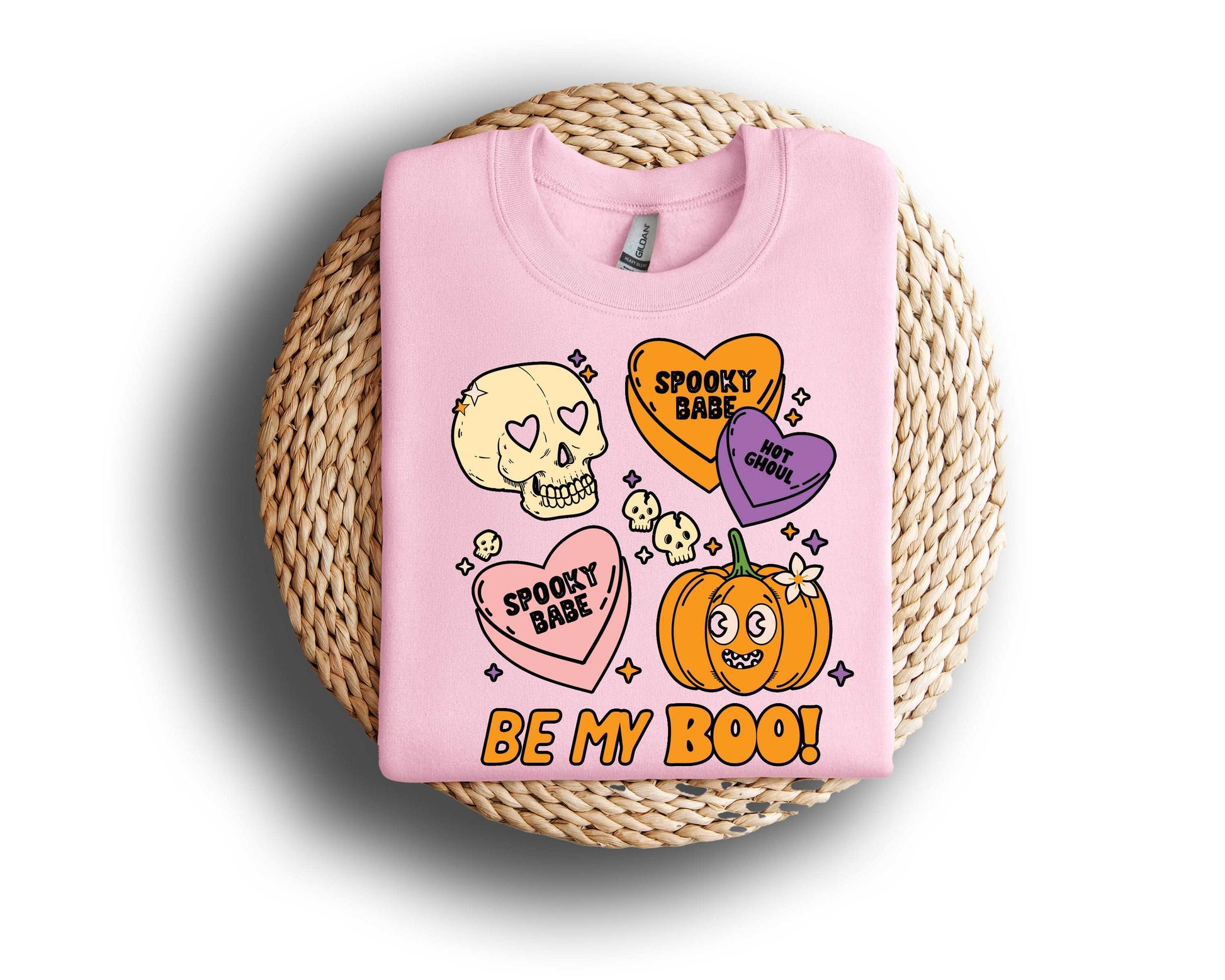 Be My Boo Love Heart Halloween Sweatshirt