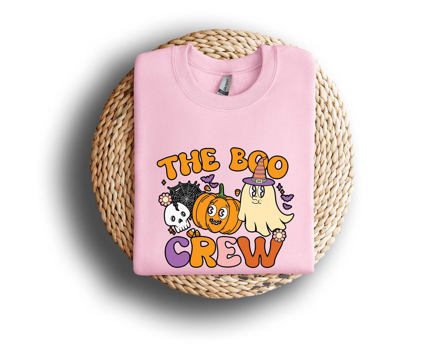 The Boo Crew Character Halloween Sweatshirt