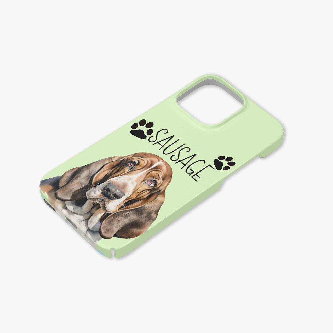 Basset Hound Dog Name Choose Your Colour Case