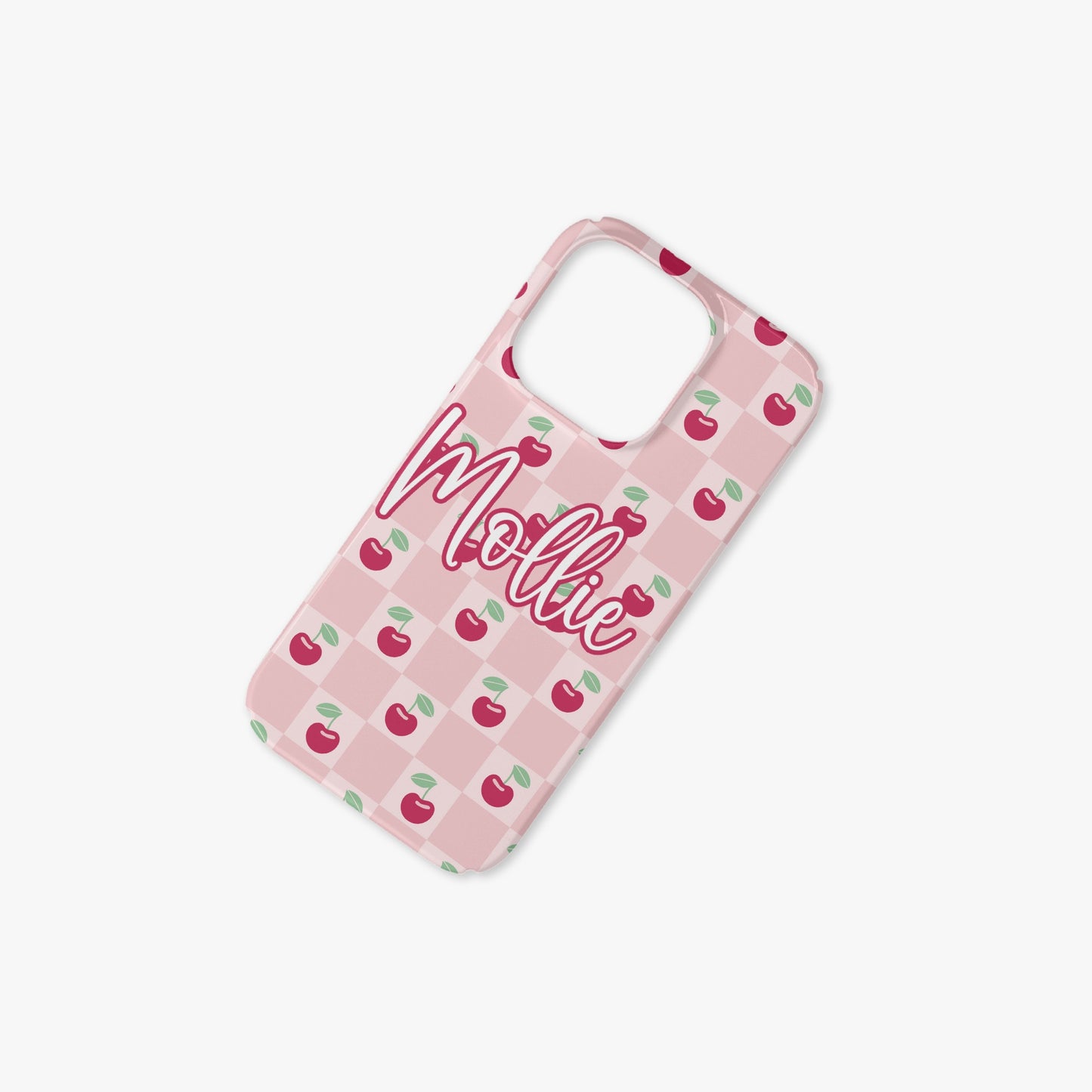 Coquette Cherry Baby Checked Case