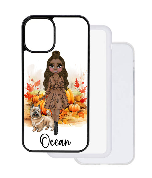 Cairn Terrier Dog Customised Dolly Phone Case