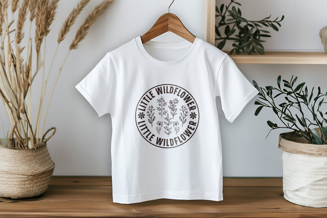 Little Wildflower Personalised Children's T Shirt