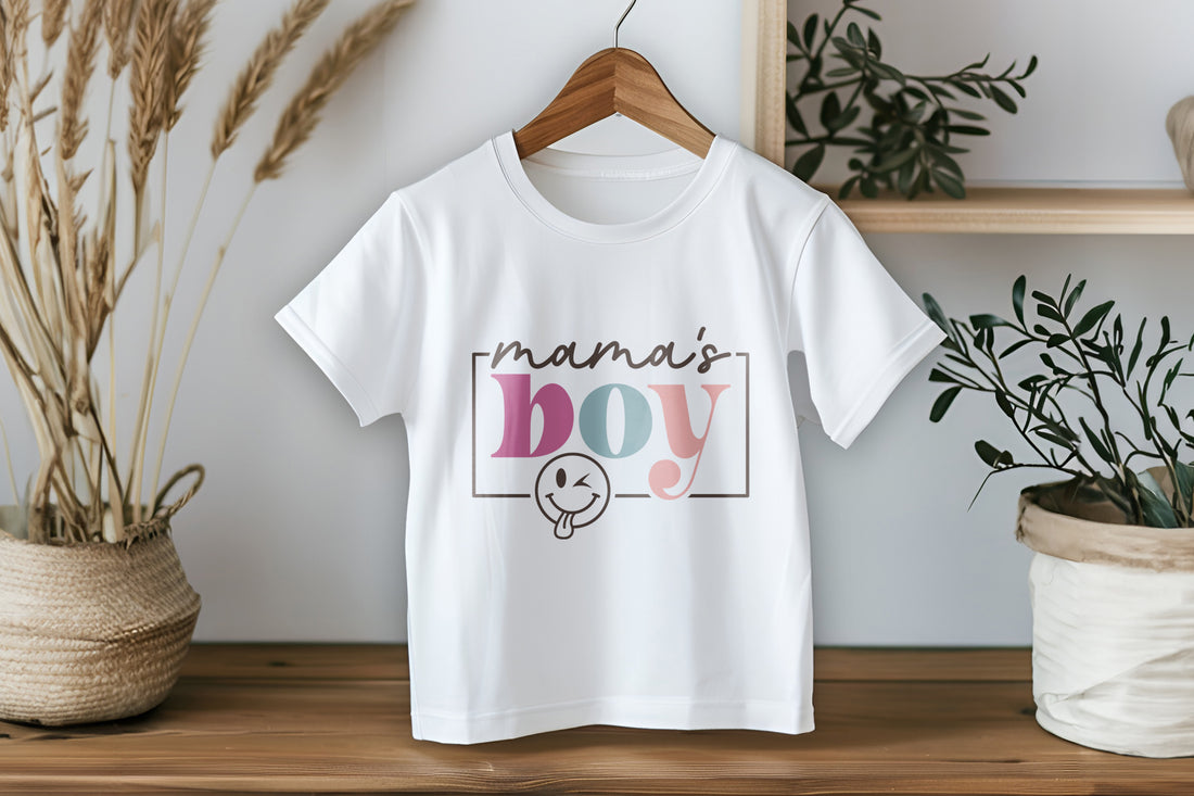 Mama's Boy Cheeky Personalised Children's T Shirt