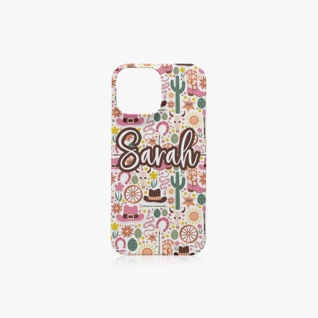 Western Chick Cowgirl Personalised Case