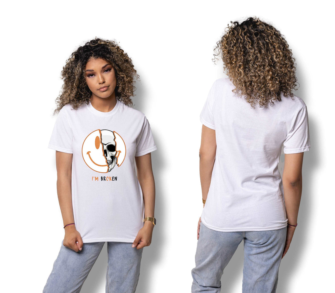 I'm broken Halloween Crew Neck T-Shirt