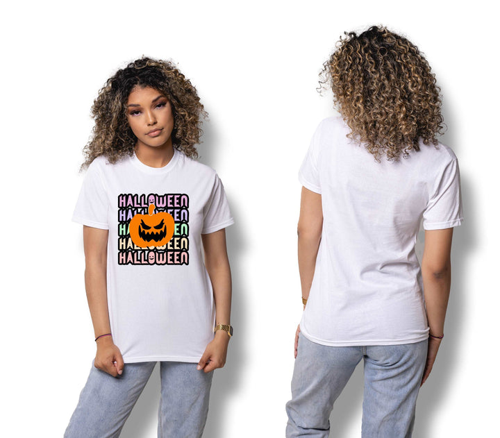 Repeat Neon Halloween Crew Neck T-Shirt