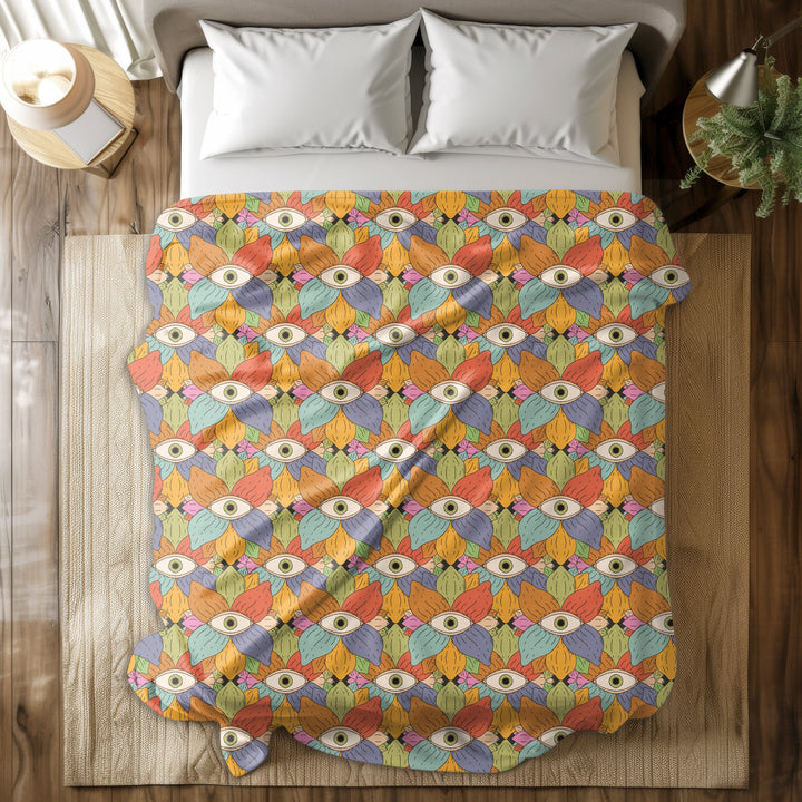 Spiritual Warden Eye Fleece Personalised Throw Blanket