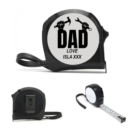 Dad's Tools Personalised Message Tape Measure